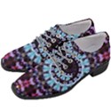 Kaleidoscope Shape Abstract Design Women Heeled Oxford Shoes View2