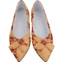 Brown Flower Women s Bow Heels View1