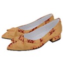 Brown Flower Women s Bow Heels View2