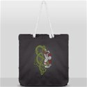 Pepe the Frog Rare Celtic Viking Norse Dragon pattern Deus Vult medieval wojak Crusader Full Print Rope Handle Tote (Large) View2