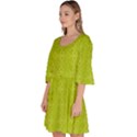 Background Texture Pattern Green Velour Kimono Dress View2