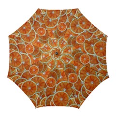 Oranges Background Texture Pattern Golf Umbrellas by HermanTelo