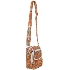 Oranges Background Texture Pattern Shoulder Strap Belt Bag by HermanTelo