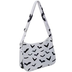 Bats Pattern Zip Up Shoulder Bag by Sobalvarro