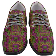 Peacock Lace In The Nature Women Heeled Oxford Shoes