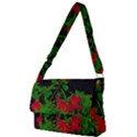 Dark Pop Art Floral Poster Full Print Messenger Bag (L) View1