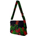 Dark Pop Art Floral Poster Full Print Messenger Bag (L) View2