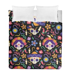 Dia De Los Muertos Duvet Cover Double Side (full/ Double Size) by Sobalvarro