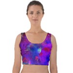 Galaxy Now  Velvet Crop Top