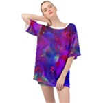 Galaxy Now  Oversized Chiffon Top