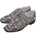 Floral pattern Women Heeled Oxford Shoes View2