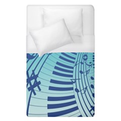 Music Piano Treble Clef Clef Duvet Cover (single Size) by Wegoenart