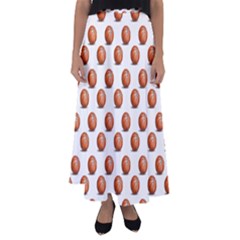 Orange Basketballs Flared Maxi Skirt by mccallacoulturesports