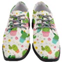 cactus pattern Women Heeled Oxford Shoes View1