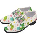 cactus pattern Women Heeled Oxford Shoes View2