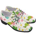 cactus pattern Women Heeled Oxford Shoes View3