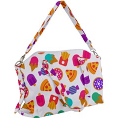 Candies Are Love Canvas Crossbody Bag by designsbymallika