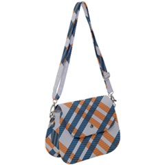 Seamless Pattern Saddle Handbag by Wegoenart