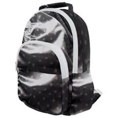 Polka Dots 1 2 Rounded Multi Pocket Backpack by bestdesignintheworld