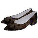 Fractal Fantasy Abstract Pattern Women s Bow Heels View2