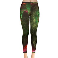 Space Cosmos Galaxy Universe Sky Inside Out Leggings by Wegoenart