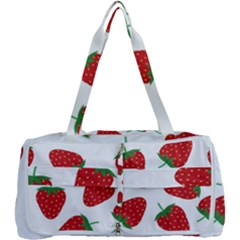 Seamless Pattern Fresh Strawberry Multi Function Bag by Wegoenart