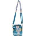 Space Exploration Illustration Shoulder Strap Belt Bag View3