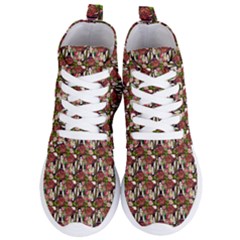 Swimmer 20s Brown Women s Lightweight High Top Sneakers by snowwhitegirl