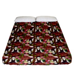 Swimmer 20s Burgundy Fitted Sheet (king Size) by snowwhitegirl