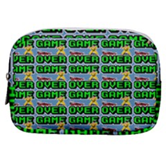 Game Over Karate And Gaming - Pixel Martial Arts Make Up Pouch (small) by DinzDas