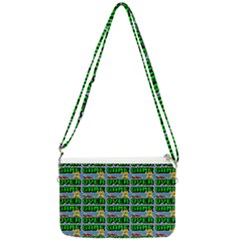 Game Over Karate And Gaming - Pixel Martial Arts Double Gusset Crossbody Bag by DinzDas