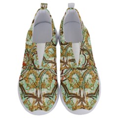 Multicolored Modern Collage Print No Lace Lightweight Shoes