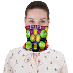 Fruits And Vegetables Pattern Face Covering Bandana (adult)