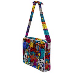 Graffiti Characters Seamless Pattern Cross Body Office Bag by Amaryn4rt