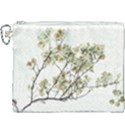 Photo Illustration Flower Over White Background Canvas Cosmetic Bag (XXXL) View1