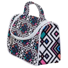 Boho Geometric Satchel Handbag by tmsartbazaar