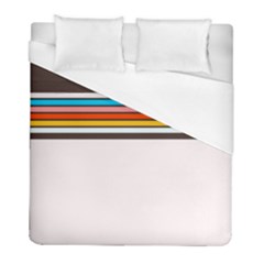 Vintage Stripes Duvet Cover (full/ Double Size) by tmsartbazaar