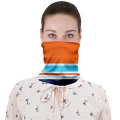 Tri Color Stripes Face Covering Bandana (adult)