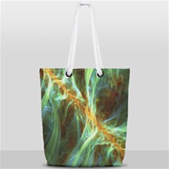 Abstract Illusion Full Print Rope Handle Tote (small) by Sparkle