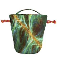 Abstract Illusion Drawstring Bucket Bag by Sparkle