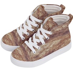 Grunge Surface Print Kids  Hi-top Skate Sneakers