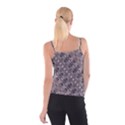 Violet Textured Mosaic Ornate Print Spaghetti Strap Top View2