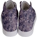 Violet Textured Mosaic Ornate Print Kids  Hi-Top Skate Sneakers View4