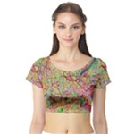 Quarantine Spring Short Sleeve Crop Top