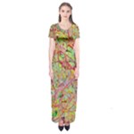 Quarantine Spring Short Sleeve Maxi Dress