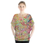 Quarantine Spring Batwing Chiffon Blouse