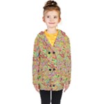 Quarantine Spring Kids  Double Breasted Button Coat