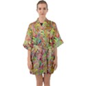 Quarantine Spring Half Sleeve Satin Kimono  View1