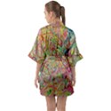 Quarantine Spring Half Sleeve Satin Kimono  View2