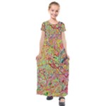 Quarantine Spring Kids  Short Sleeve Maxi Dress